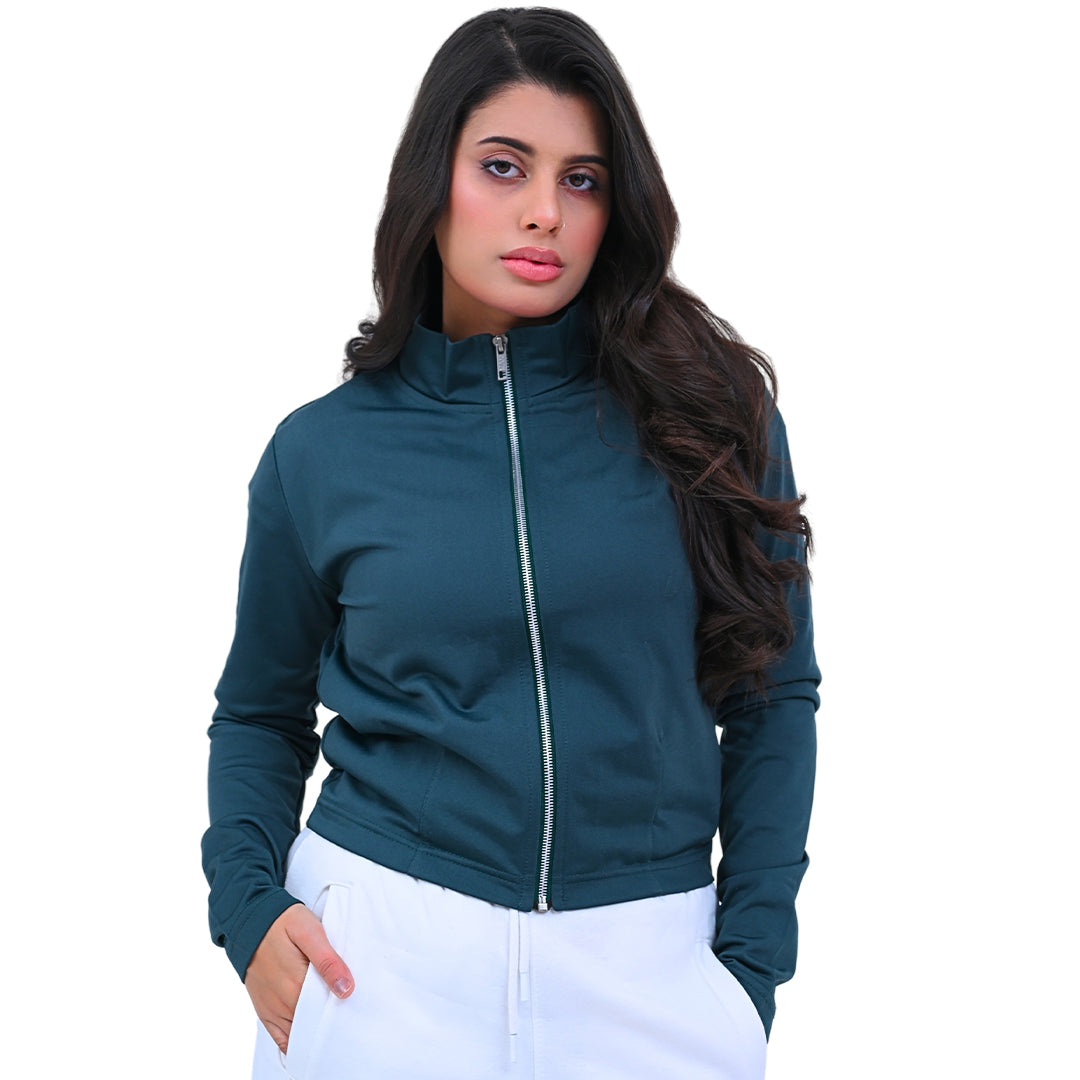 Ladies Zip-Front Fitted Jacket Article # FZS425G
